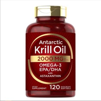 Dầu Cá Nhuyễn Thể Carlyle Antarctic Krill Oil 2000 mg Omega 3 with Astaxanthin 120 viên